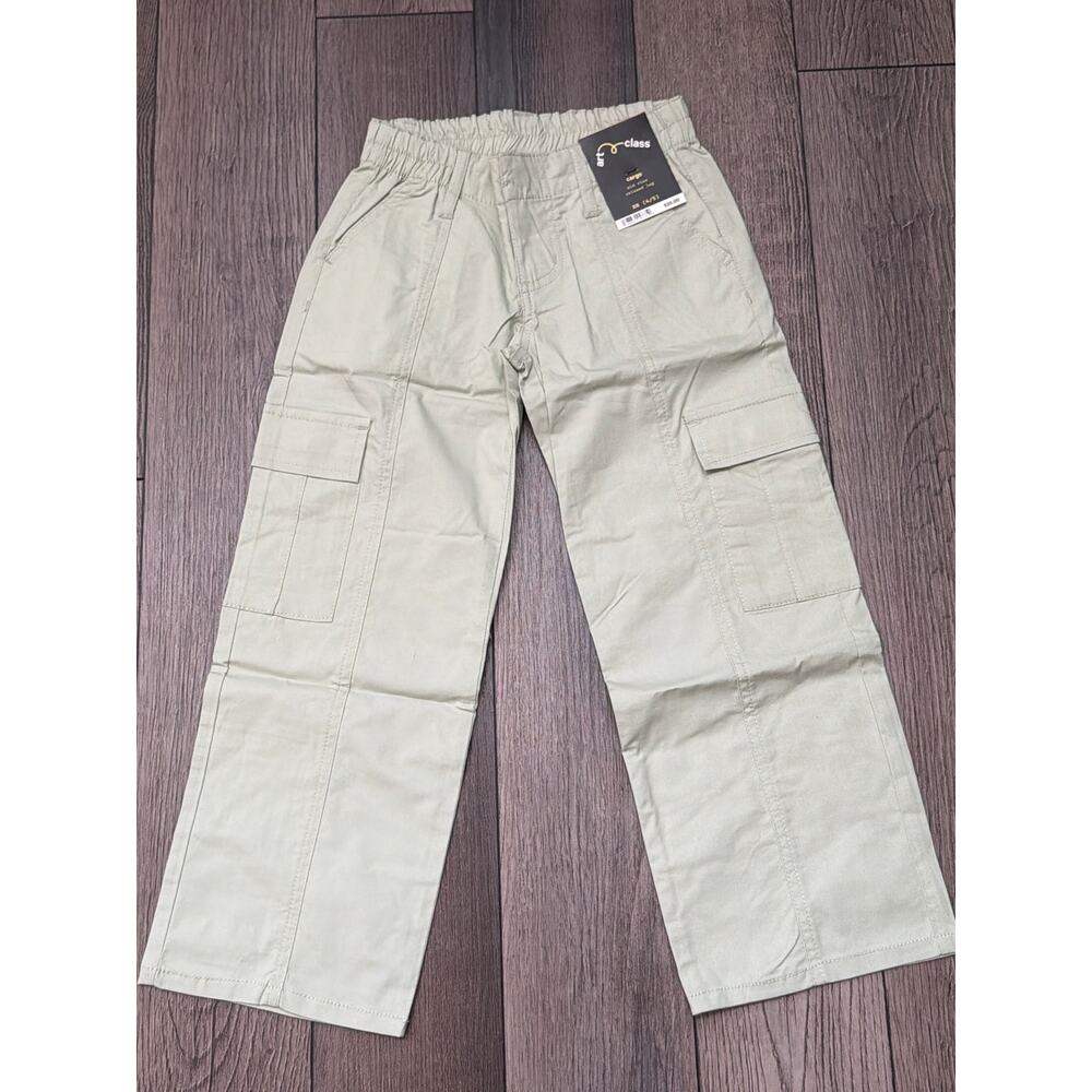 Art Class Green Cargo Mid Rise Relaxed Leg Pant Size 4/5 Kids NWT